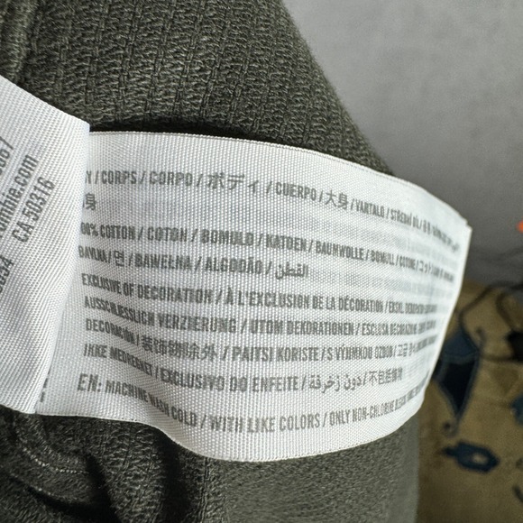 Abercrombie & Fitch Corduroy Shirt Men L Tall Green Cotton Shacket Vintage - Picture 10 of 12